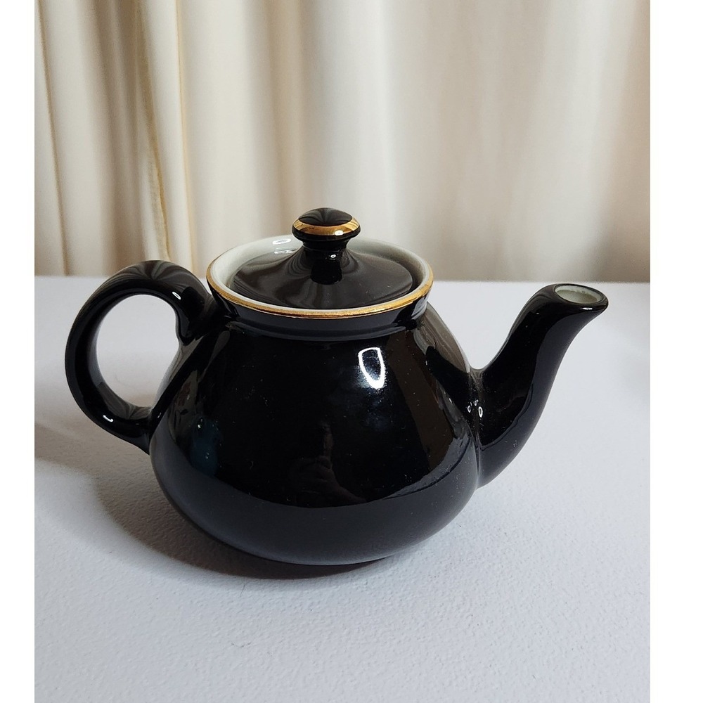 Hall Pottery Teapot -- Black